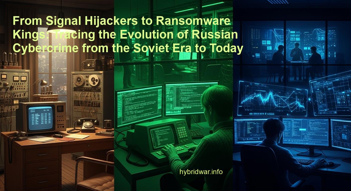 From Signal Hijackers to Ransomware Kings: Tracing the Evolution of Russian Cybercrime from the Soviet Era to Today
