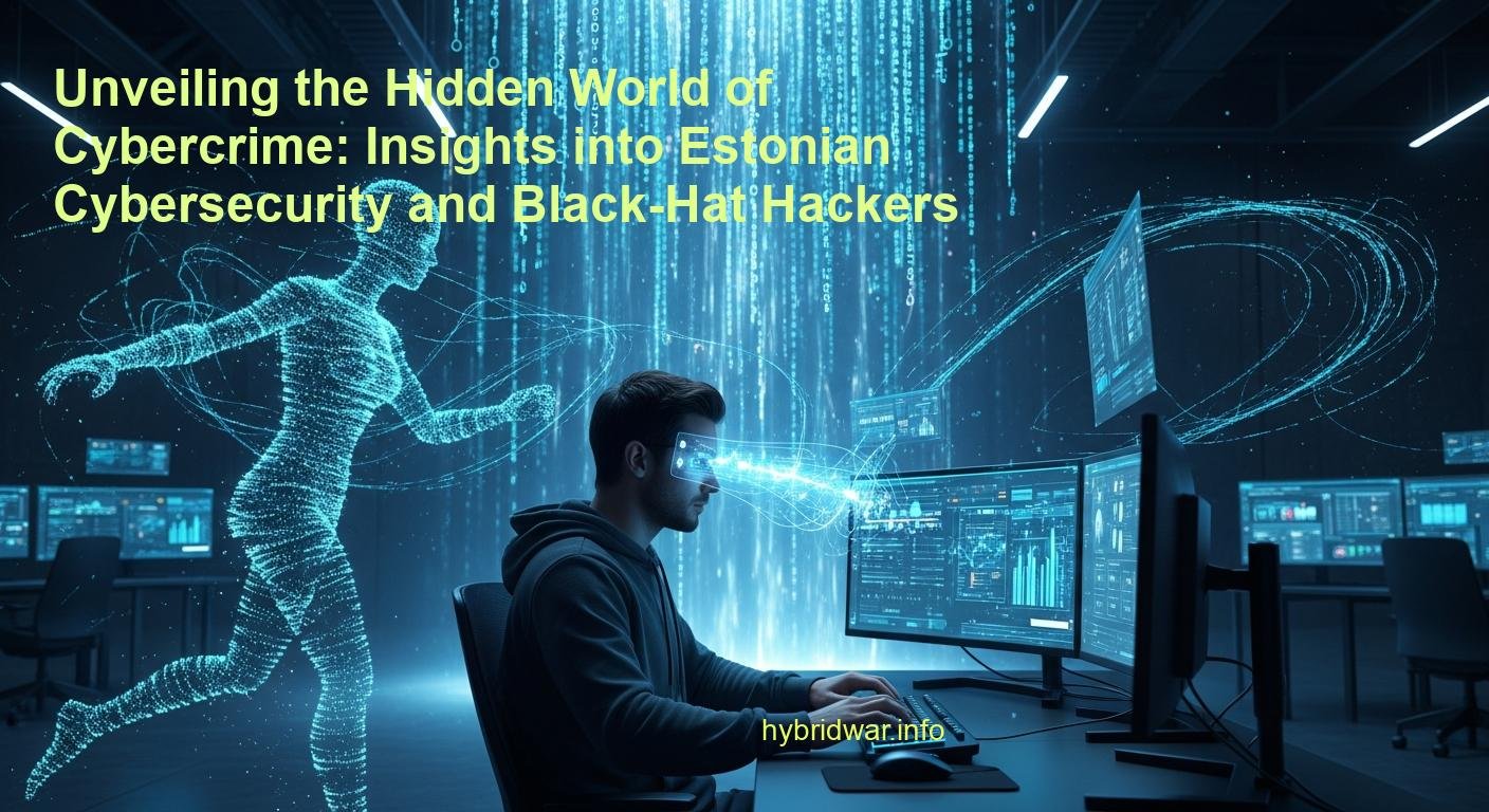 Unveiling the Hidden World of Cybercrime: Insights into Estonian Cybersecurity and Black-Hat Hackers